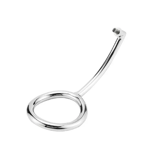 Steel with DiscreetChoice Anal Cock Stainless Ring Set 4663 Hook 0624